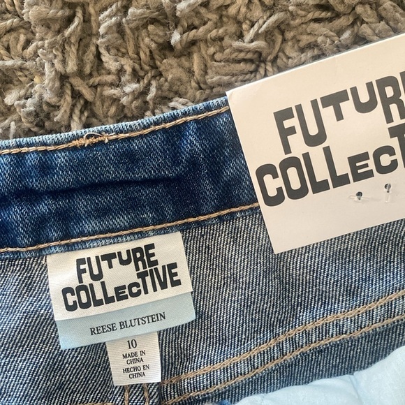 NWT Western Seamed Straight Leg Denim Pant - Future Collective with Reese 10 - Picture 8 of 15